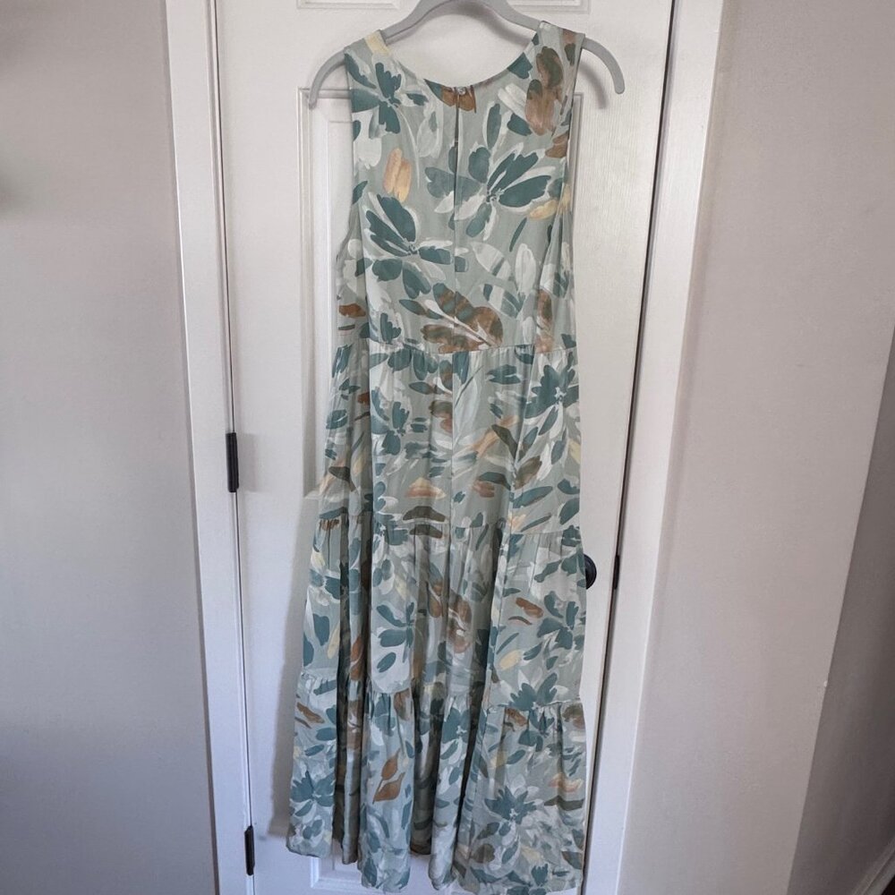 A New Day Womens Green Floral Maxi Dress Size M Medium New with Tags - Picture 11 of 11